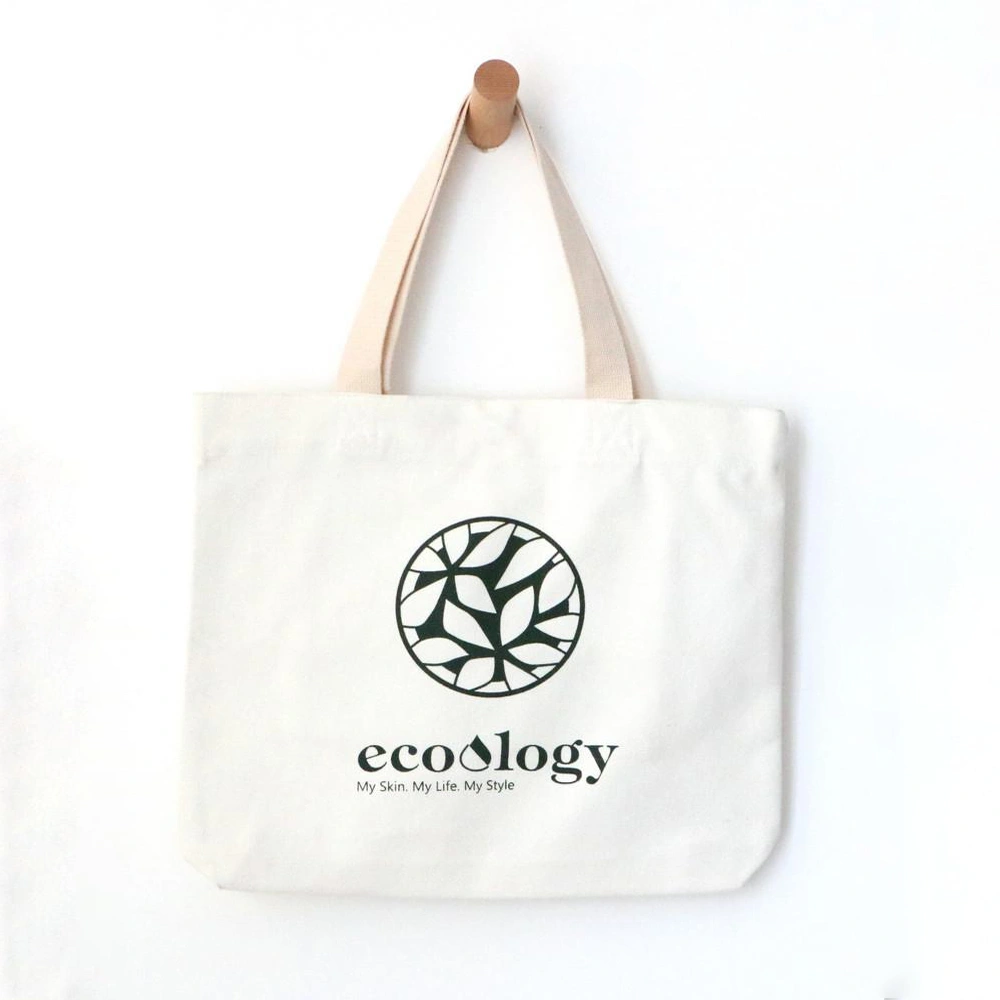 Qingdao Factory Gots Oekotex 100 Recyclable Natural Color 100% Reusable Cotton Bag for shopping