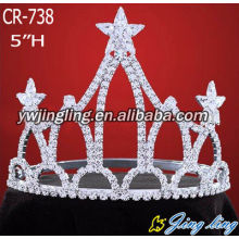 Beauty Patriotic rhinestone Star pageant crowns