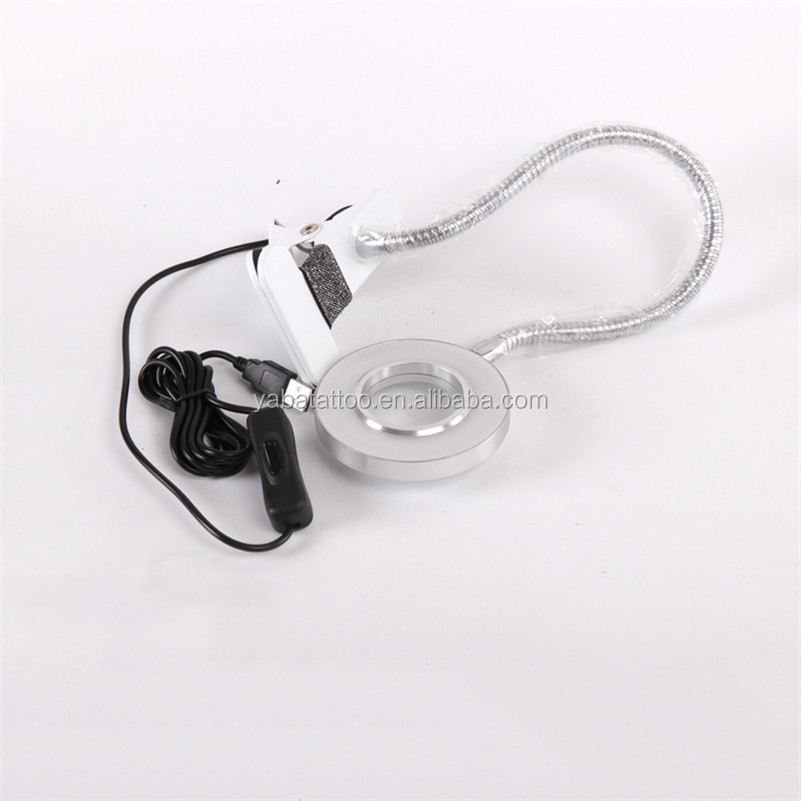 Flexible Tattooed LED Lamp Table Clip USB Lip Liner Eyebrow Tattoo Accessories