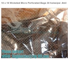 Micro perforated Bags, Micro-Perforated Bags, Food Safe Bags, Cello Bags, Bread Bags, Perforated Bag