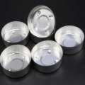 Different size aluminum cup for candles