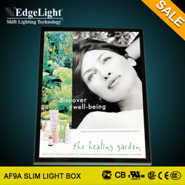 Edgelight Whosale aluminum frame clip frame magnetic light box with high quality low price