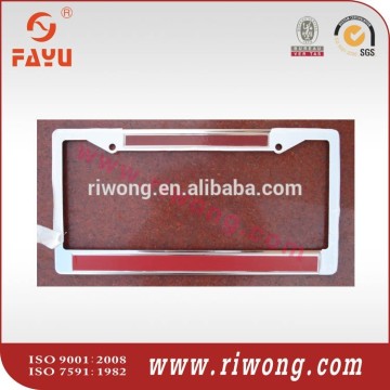 Polished Stainless Steel Car License Plate Frames