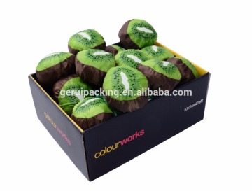 recycled polyester kiwi shape foldable bag 15kgs available