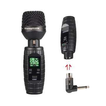 UHF Wireless XLR Speaker Transmitter Converter: Convert Wired to Wireless Microphone