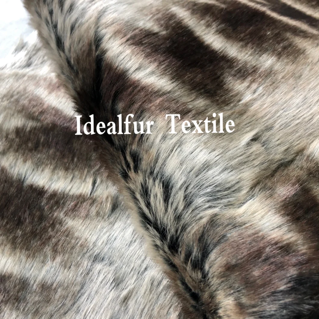 100% Polyester Printing Short Pile Artificial Fur