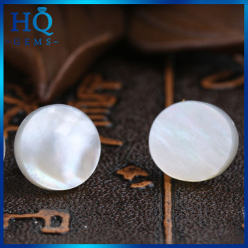 Natural Mother Of Pearls Shell Sea Shell Round Disc Small Jewelry
