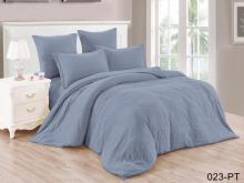 King Comforter Set 100% Polyester Solid Fabric