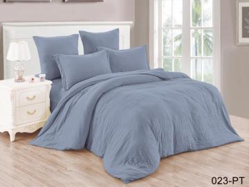 King Comforter Set 100% Polyester Solid Fabric