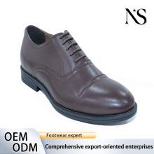 These brown leather dress shoes are a paragon