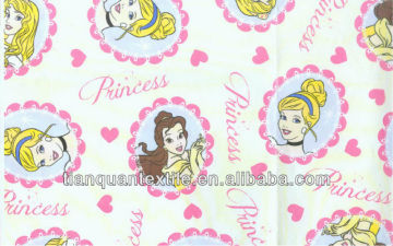 princess print flannel fabric