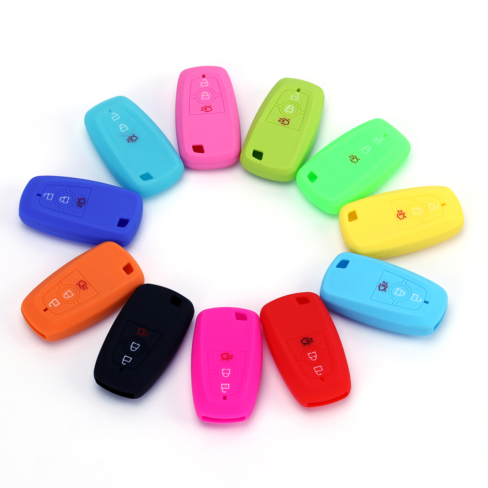 silicone car key case