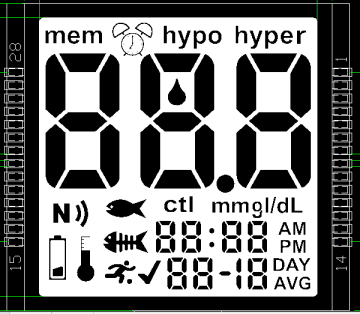 Strong Resolution Refrigerator LCD Liquid Crystal Display
