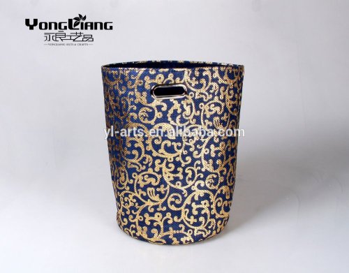 wholesale blue paper cloth storage basket