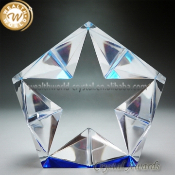 Quality best selling cheap trophy star crystal glass award