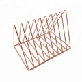 Organizador de escritorio Copper Color Triangle Steel Whripshelf