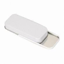 NC3057 Sliding Lid Tin Box with 0.23mm Thickness, 4C Printing, Sized 104 x 46 x 18mm