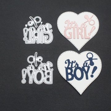 Wholesale Custom Craft Boy Girl Mental Cutting Dies