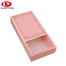 Pink Drawer Box With Paper Sleeve