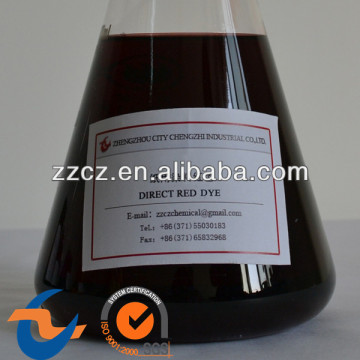 Anionic direct red dye