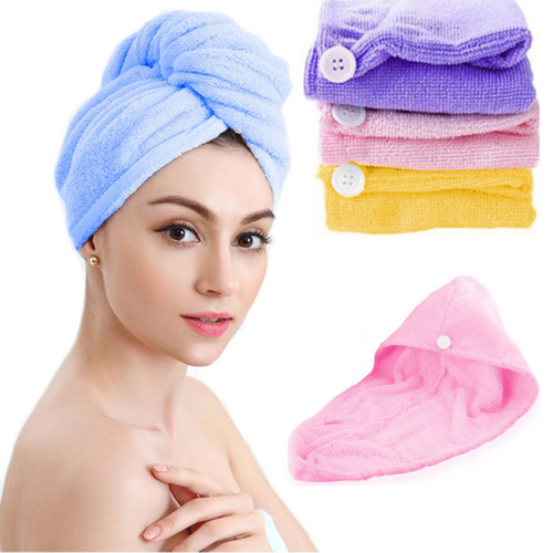 microfiber super absorbent personalized hair towel for women