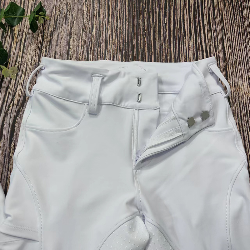 white button breeches women