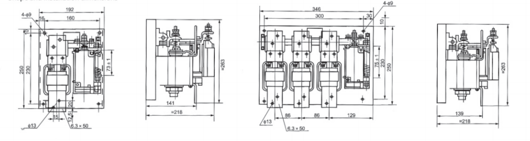 CKJ5-630A 1140V 380V AC L.V. Vacuum Contactor electromagnetic contactors price