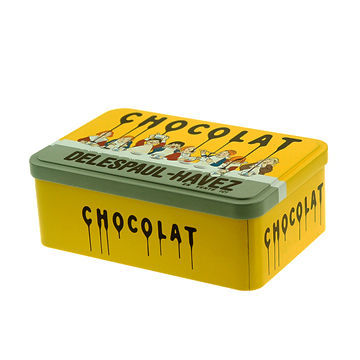 Chocolate Packing, Empty Metal Tin Box, Food Grade Test