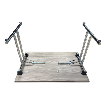 W570xH730mm Big Chrome folding table leg