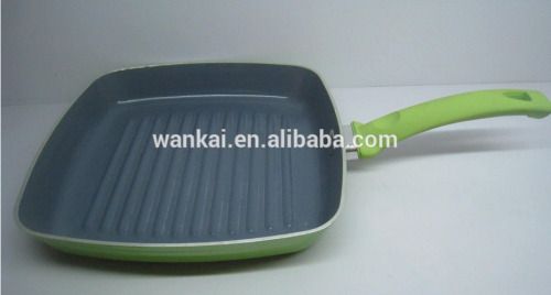 2015 new zhejiang aluminum non-stick grill pan grill fry pan