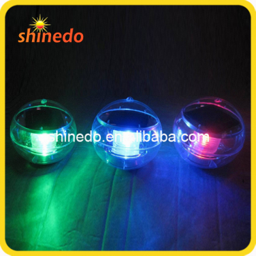 Solar Powered Color Changing Plastic Water Floating LED Ball Light