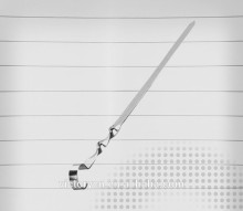 Stainless steel BBQ tools long bbq fork