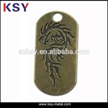 New design Custom metal alloy handbag tag
