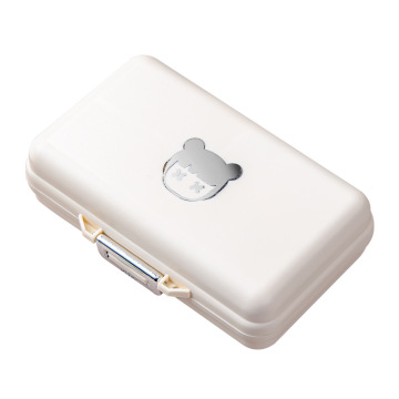 Cases pp Pill Box - 6 Compartment Plastic Pill Organizer