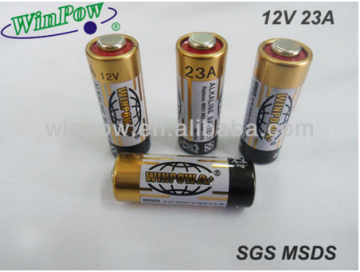 MSDS 12V 23a alkaline 2 / 3 aa battery