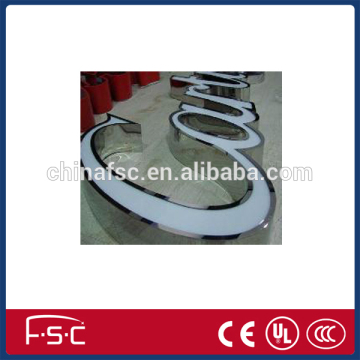 2015 Waterproof Acrylic Led Freestanding Company sign