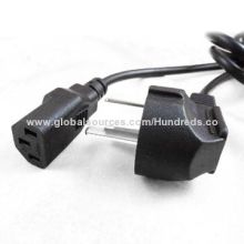 Power Cord, Compliant with RoHS Directive, Customized Colors and Lengths Welcomed