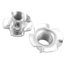 Stainless Steel Four Claw Tee Nuts - M4/M5/M6/M8/M10