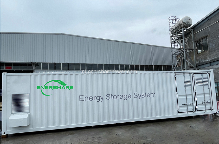 500KW 6MWH hybride zonnebatterij-energiesysteem