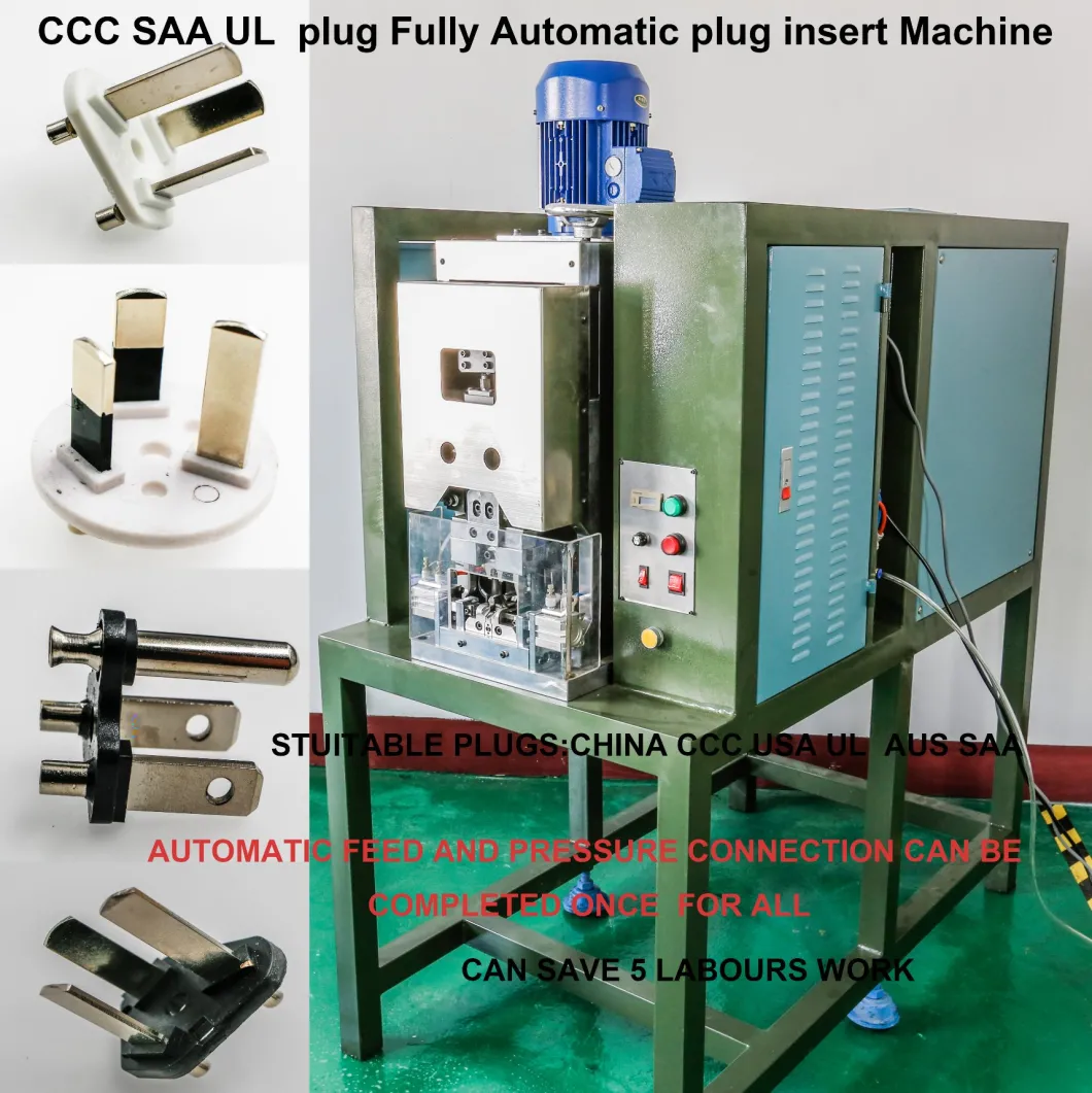 Simi-Automatic Us NEMA Plug Insert Crimping Machines