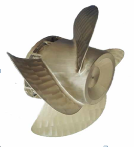 Propeller hub vortex absorbed fins ( HVAF)