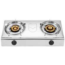 High quality round shape stove two burner kitchen stove white gas stove