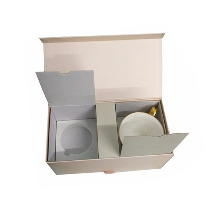 Luxury Rigid Paper Coffee Cup Set Gift Box