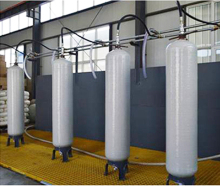 FRP pressure storage soft water tank