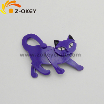 Fashion fox shape acrylic brooch wholesale