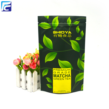 Plastic Ziplock Tea Packaging Pouch Bag