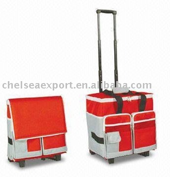 foldable trolley cooler bag