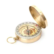 Outdoor Brass Compass Multifunctional Antique Compass