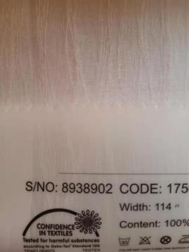 Smooth Jacquard Pink Curtain Sheer