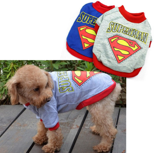 Chihuahua Dog Clothes Pet Clothes Superman Dog Clothes Knitting Patterns for Dog Clothes